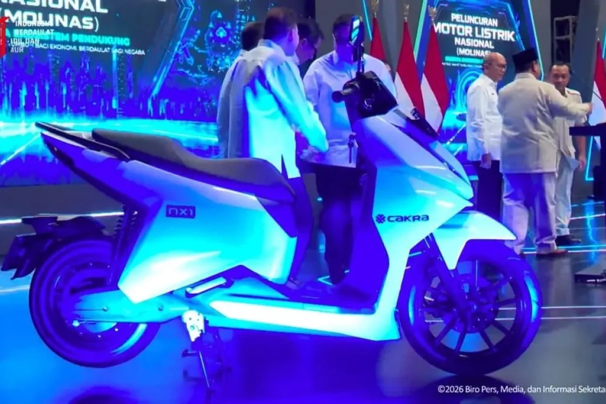 Ini Dia Motor Listrik Pertama Molinas, Namanya Cakra NX1 Buatan ALVA