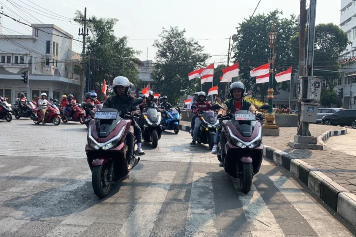 Rayakan HUT RI, 1.960 Pengguna Honda PCX Gelar Konvoi Merdeka, di 28 Kota