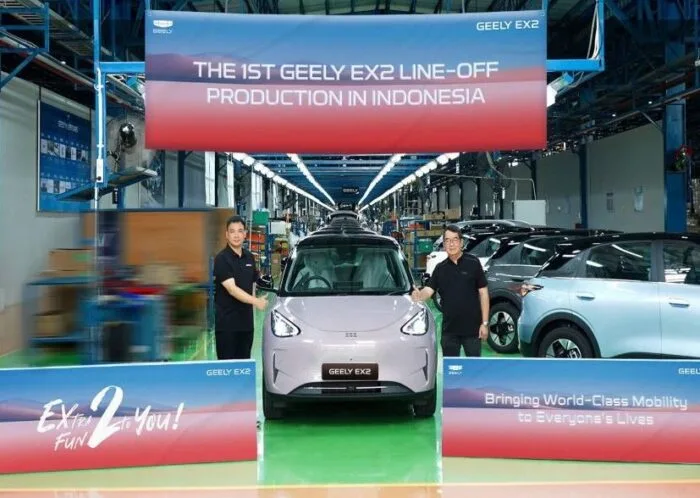 Geely Mulai Rakit Model EX2 di Indonesia, Harga Segera Diumumkan