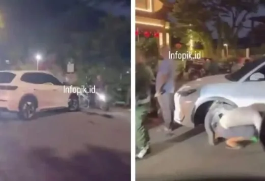 Geely EX5 Dikabarkan Patah As Roda di Kawasan Pantai Indah Kapuk
