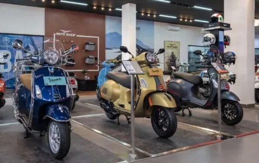 Gedor Jawa Barat, Piaggio Buka Diler Motoplex 4 Brands di Bandung