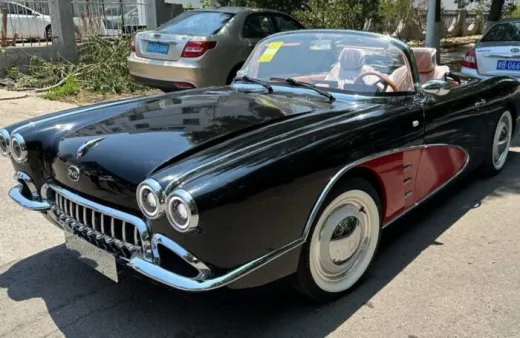 Ini Dia Chevy Corvette 1958 ala Cina, Digagas Komunitas dan Diproduksi BYD
