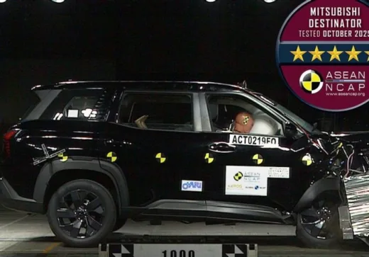 Mitsubishi Destinator Raih Lima Bintang Sempurna di Uji Tabrak Asean NCAP 2025