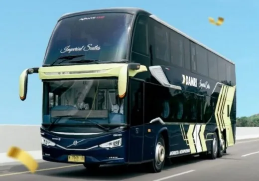 Tarif Bus Double Decker DAMRI Jakarta – Surabaya hanya Rp 400 Ribu, Ini Jadwalnya