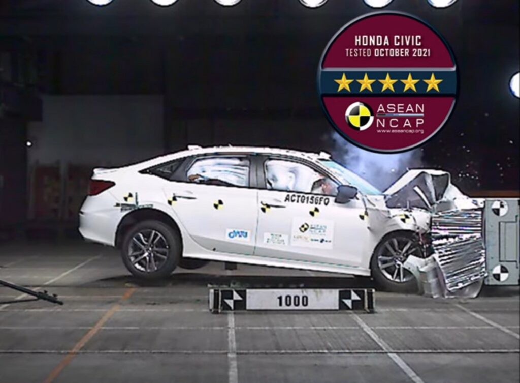 Diuji Tabrak, All New Honda Civic Raih Peringkat Terbaik
