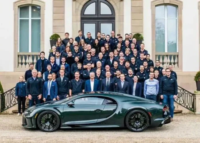Bugatti Chiron Super Sport yang merupakan unit ke-400 dari 500 unit Chiron yang akan diproduksi - dok.Bugatti