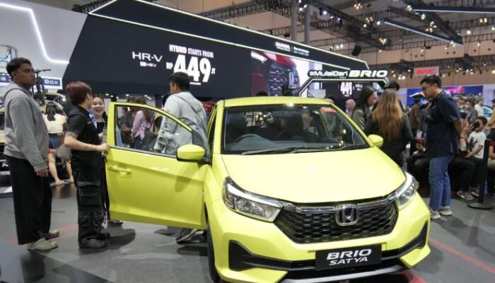 Honda Raup Pesanan 1.908 Mobil di GIIAS 2025, Honda Brio Sumbang Setengahnya