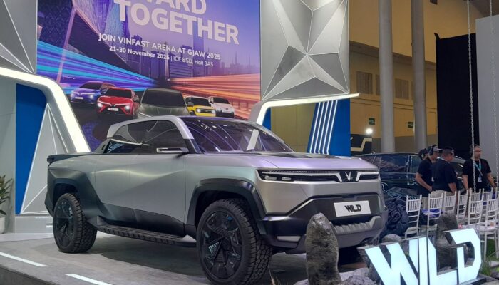 Kenalkan Pick Up Double Cbin Listrik Wild di GJAW 2025, Vinfast Jajaki Potensi Pasarnya