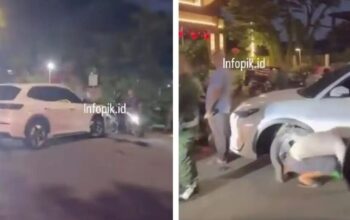 Geely EX5 Dikabarkan Patah As Roda di Kawasan Pantai Indah Kapuk