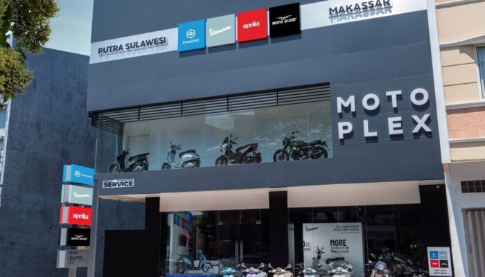 Piaggio Buka Dealer Motoplex 4 Brands di Makassar, di Sini Lokasinya